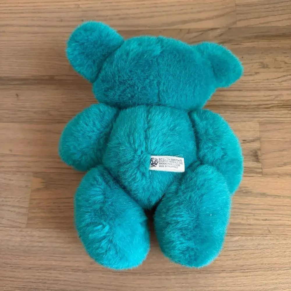 Steven Smith Grateful Dead Dancing Bear Plush Aqua Teal Turquoise